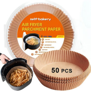 50-Pack Non-Stick Disposable Paper Liners
