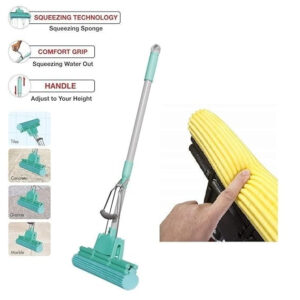 Auto Water Absorb and Squeezing Foamic Mop For Cleaning